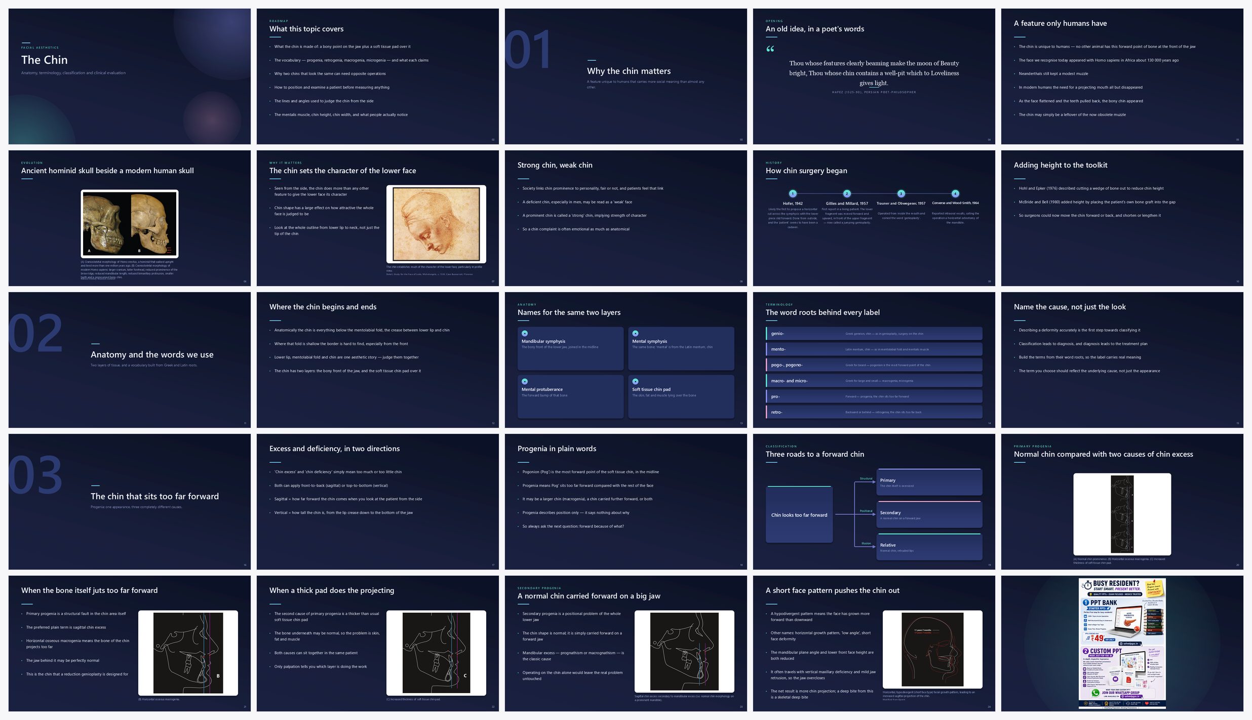 Preview of the first 25 slides of The Chin