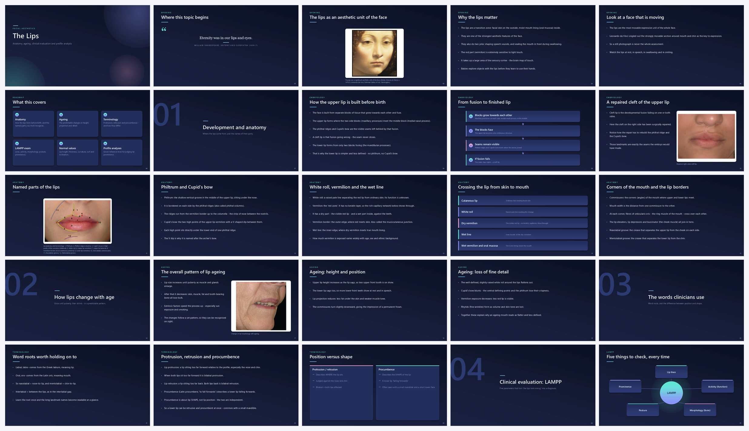 Preview of the first 25 slides of The Lips