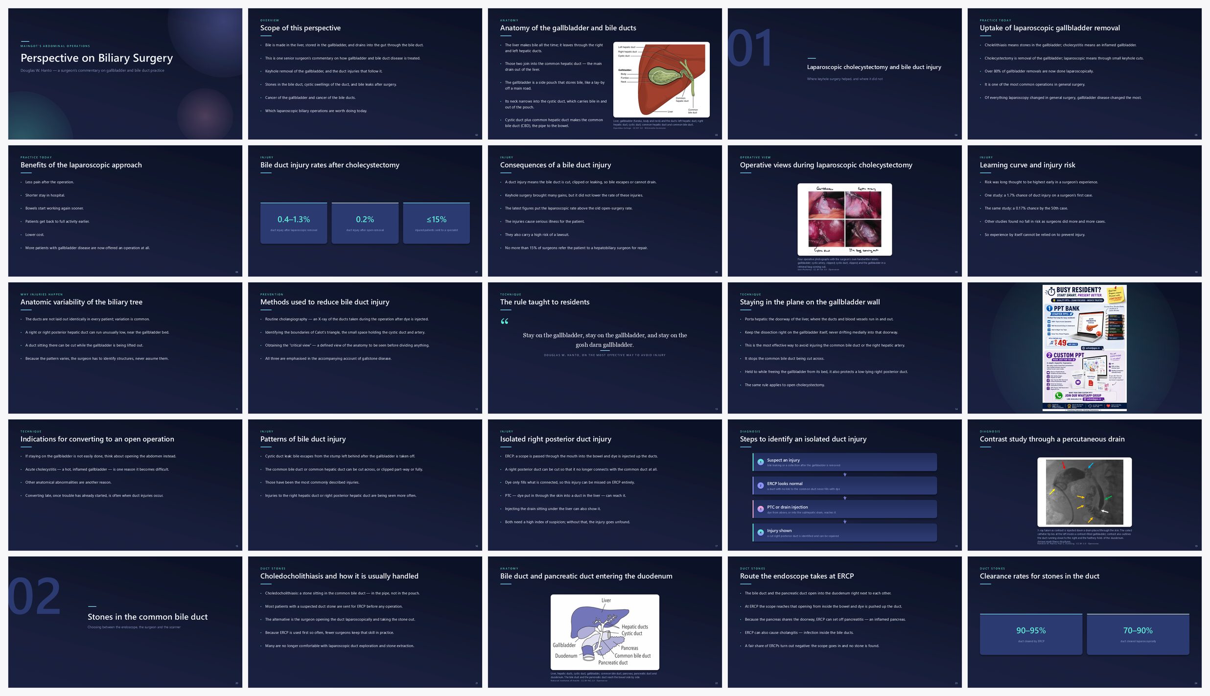 Preview of the first 25 slides of Perspective on Biliary Diseases (A)