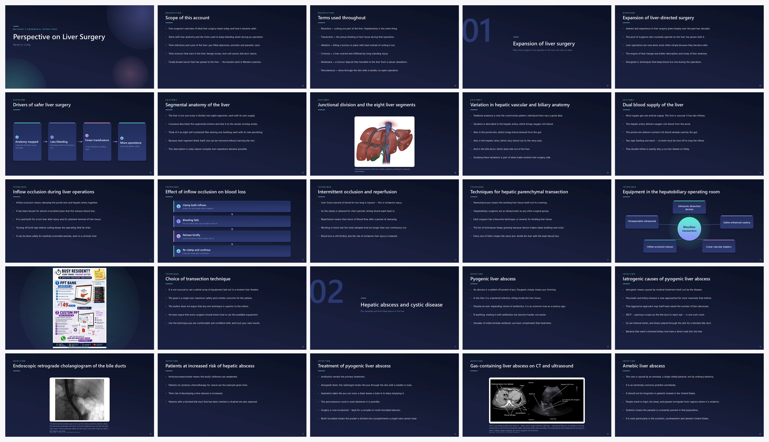Preview of the first 25 slides of Perspective on Liver Surgery (A)