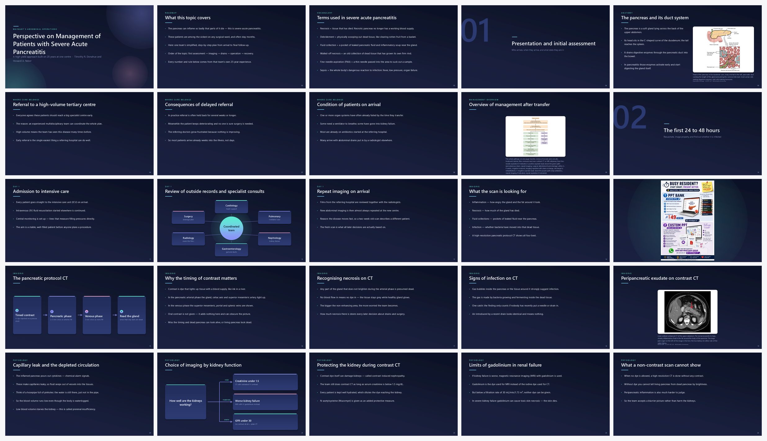 Preview of the first 25 slides of Perspective on Management of Patients with Severe Acute Pancreatitis