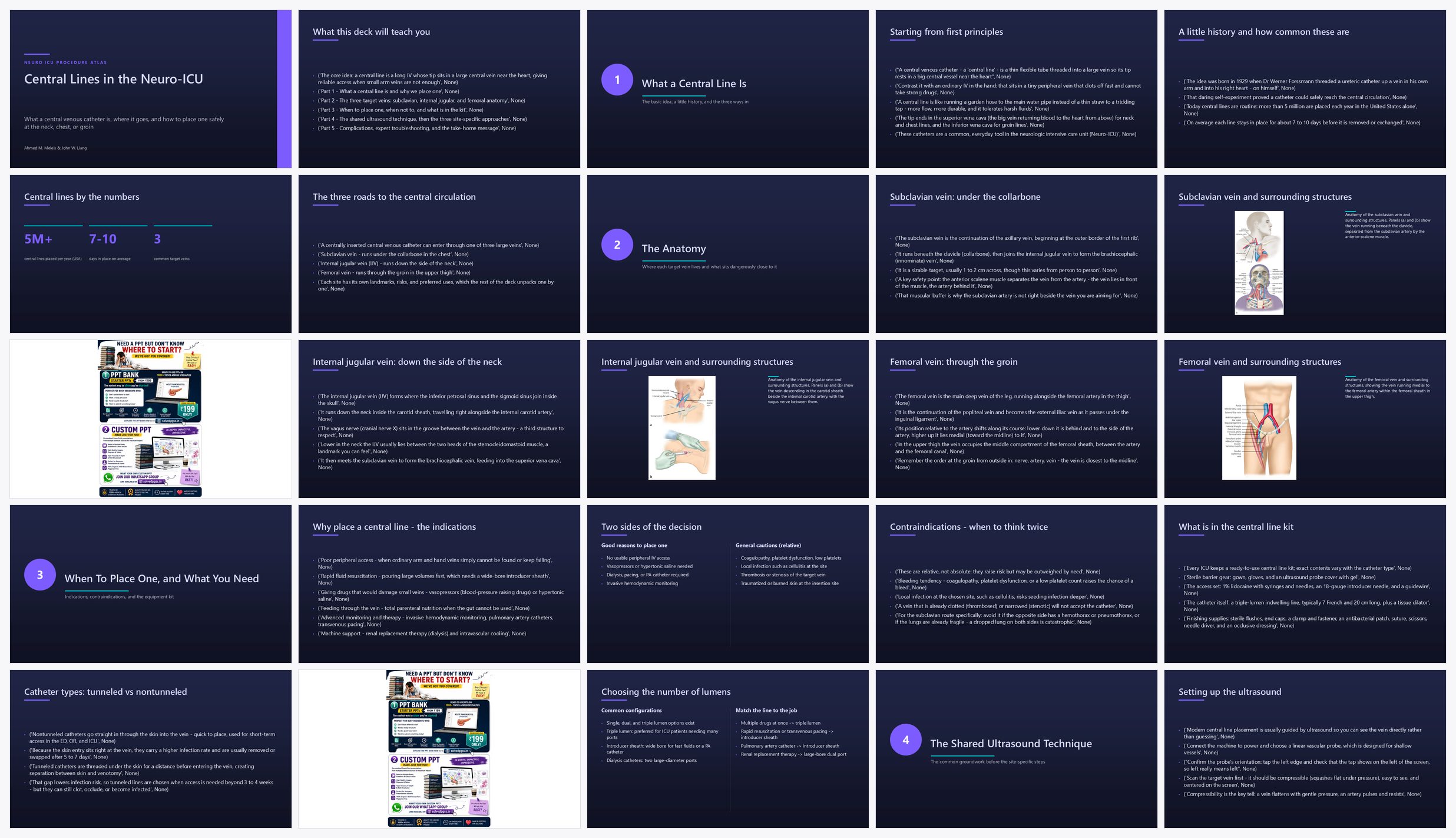 Preview of the first 25 slides of 8 Central Line