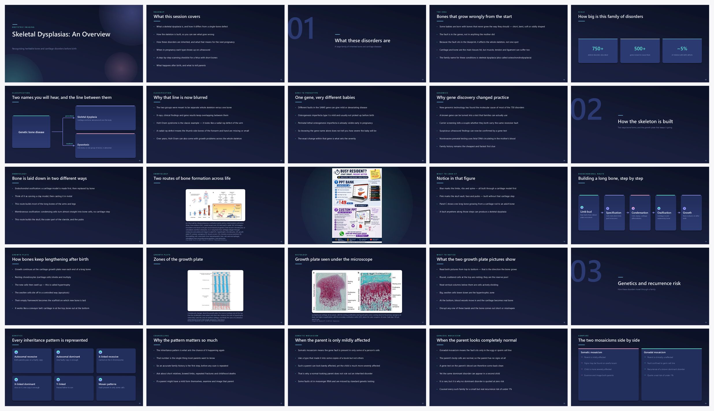 Preview of the first 25 slides of Skeletal Dysplasias An Overview